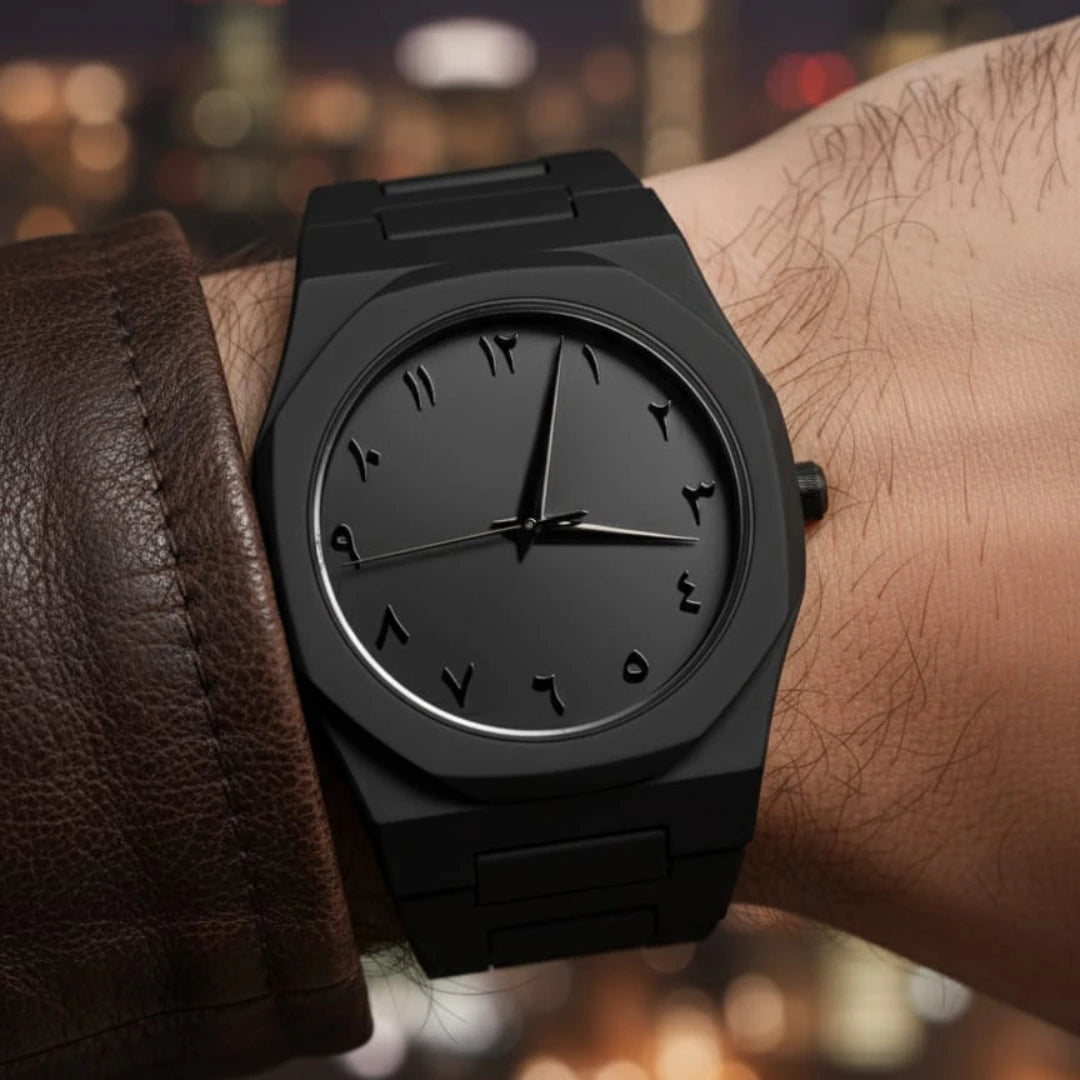 Arabic Aura Watch | Black