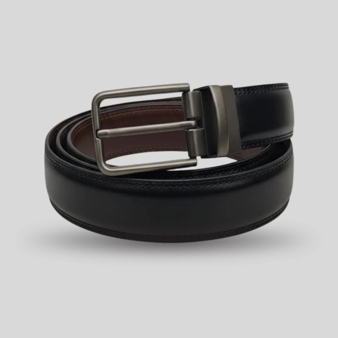 2-in-1 Leather Belt | Black & Brown